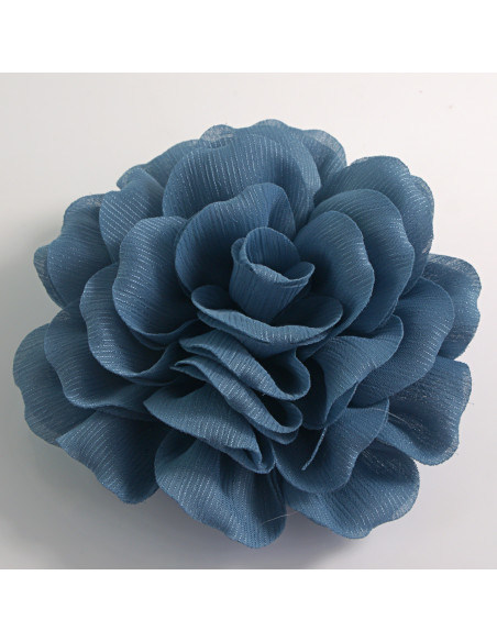 KWIAT Z MATERIAŁU RÓŻA BROSZKA PRZYPINKA LOLITA AKCESORIA 12 CM