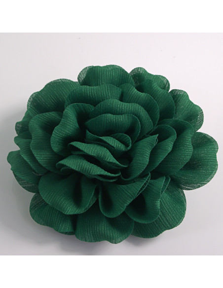 KWIAT Z MATERIAŁU RÓŻA BROSZKA PRZYPINKA LOLITA AKCESORIA 12 CM