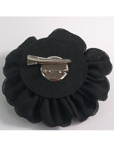 KWIAT Z MATERIAŁU RÓŻA BROSZKA PRZYPINKA LOLITA...