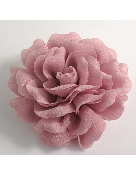 KWIAT Z MATERIAŁU RÓŻA BROSZKA PRZYPINKA LOLITA AKCESORIA 12 CM