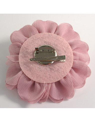 KWIAT Z MATERIAŁU RÓŻA BROSZKA PRZYPINKA LOLITA...