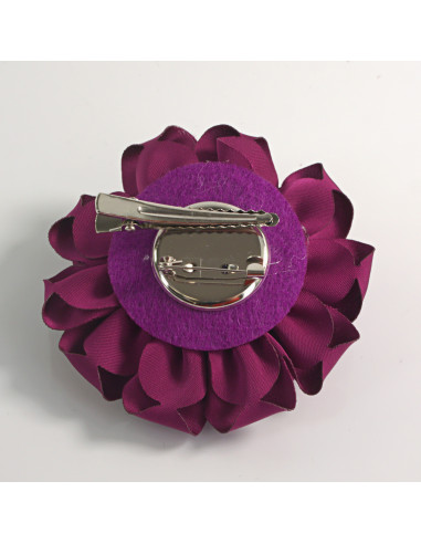 KWIAT Z MATERIAŁU BROSZKA PRZYPINKA LOLITA...