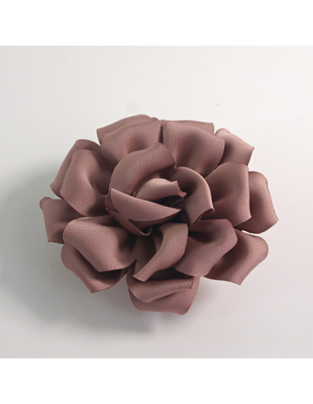 KWIAT Z MATERIAŁU BROSZKA PRZYPINKA LOLITA AKCESORIA 7 CM RÓŻOWY