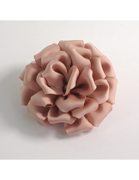 KWIAT Z MATERIAŁU BROSZKA PRZYPINKA LOLITA AKCESORIA 7 CM RÓŻOWY