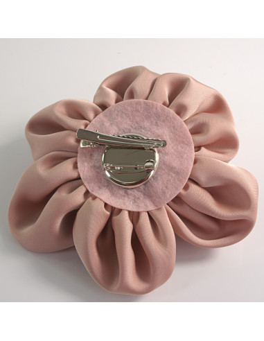 KWIAT Z MATERIAŁU RÓŻA BROSZKA PRZYPINKA LOLITA...