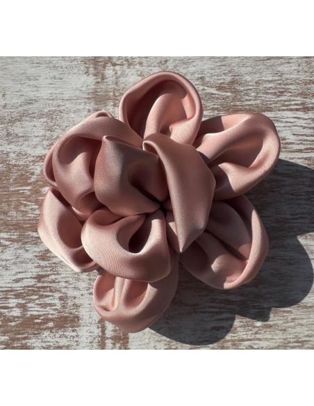 KWIAT Z MATERIAŁU RÓŻA BROSZKA PRZYPINKA LOLITA AKCESORIA 12 CM