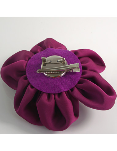 KWIAT Z MATERIAŁU BROSZKA PRZYPINKA LOLITA...