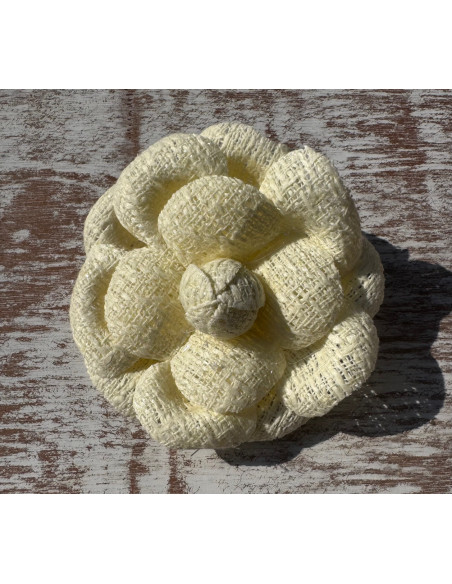 KWIAT Z MATERIAŁU BROSZKA PRZYPINKA LOLITA AKCESORIA 7 CM