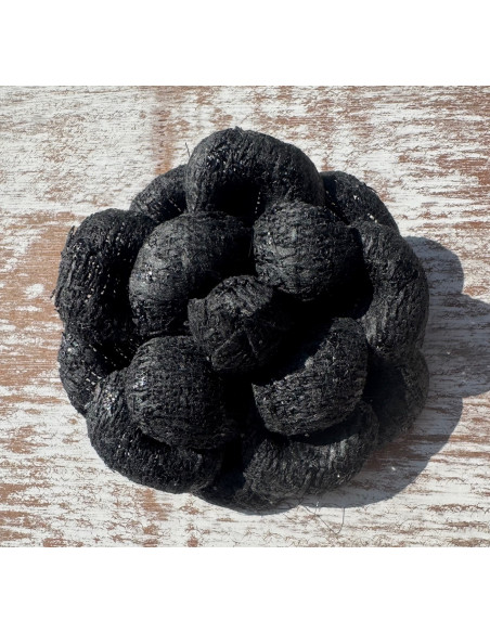 KWIAT Z MATERIAŁU BROSZKA PRZYPINKA LOLITA AKCESORIA 7 CM