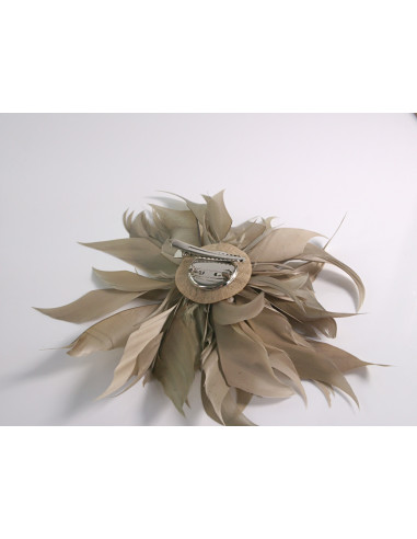 KWIAT Z PIÓR BROSZKA PRZYPINKA PIÓRA LOLITA...