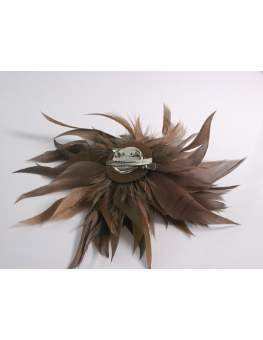KWIAT Z PIÓR BROSZKA PRZYPINKA PIÓRA LOLITA...