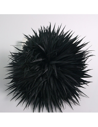 KWIAT Z MATERIAŁU KOLCE  BROSZKA PRZYPINKA...