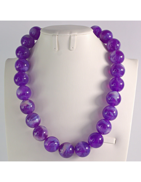 Naszyjnik KORALE FIOLET Lolita Akcesoria