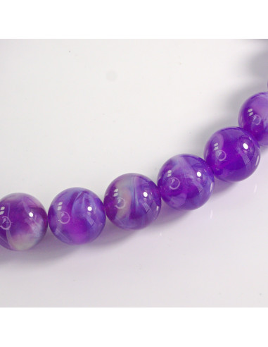 Naszyjnik KORALE FIOLET Lolita Akcesoria