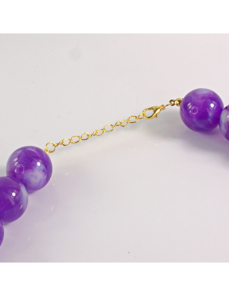 Naszyjnik KORALE FIOLET Lolita Akcesoria