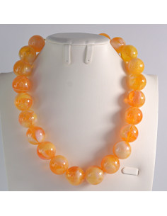 Naszyjnik KORALE POMARAŃCZ Lolita Akcesoria