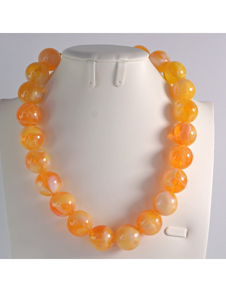 Naszyjnik KORALE POMARAŃCZ Lolita Akcesoria