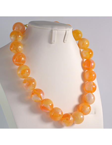 Naszyjnik KORALE POMARAŃCZ Lolita Akcesoria