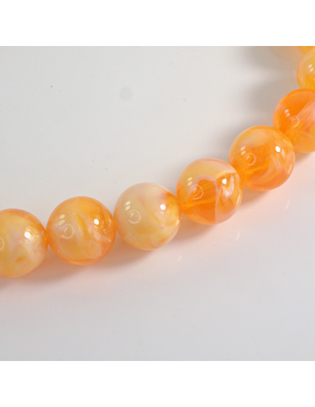 Naszyjnik KORALE POMARAŃCZ Lolita Akcesoria