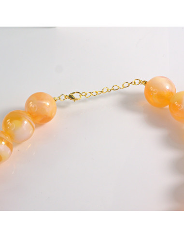 Naszyjnik KORALE POMARAŃCZ Lolita Akcesoria