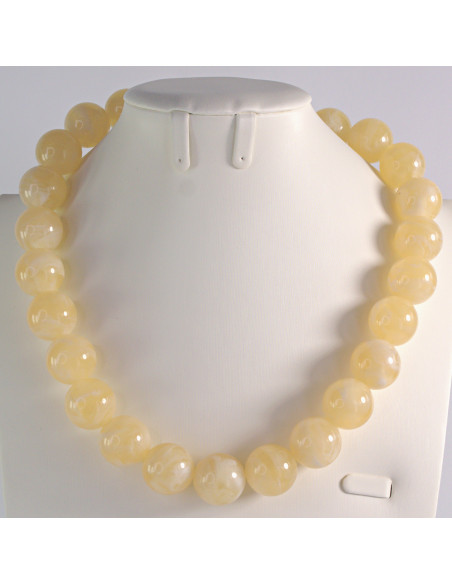 Naszyjnik KORALE KREMOWE Lolita Akcesoria