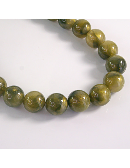 Naszyjnik KORALE ODCIENIE ZIELENI Lolita Akcesoria