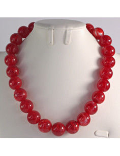 Naszyjnik KORALE CZERWONE Lolita Akcesoria