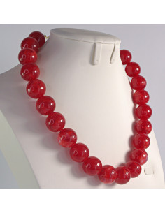 Naszyjnik KORALE CZERWONE Lolita Akcesoria 2