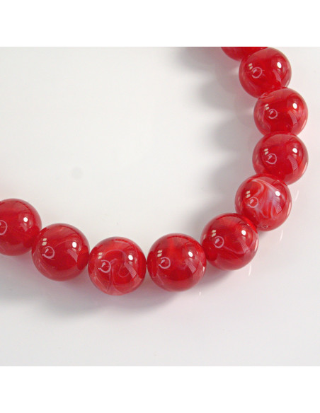 Naszyjnik KORALE CZERWONE Lolita Akcesoria