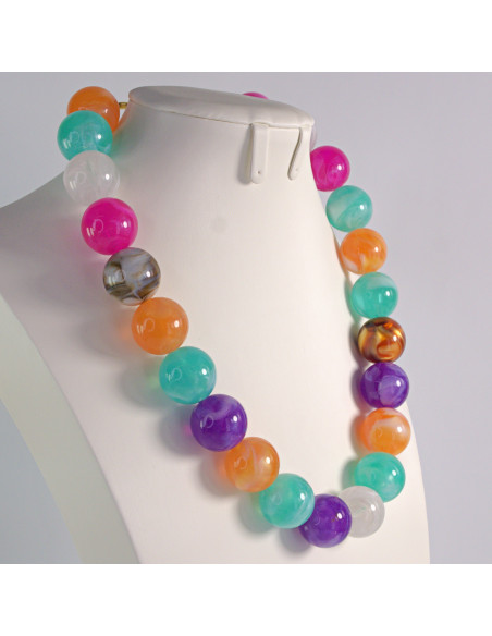 Naszyjnik KORALE KOLOROWE Lolita Akcesoria