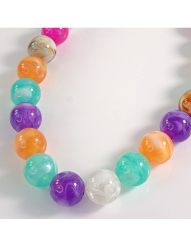 Naszyjnik KORALE KOLOROWE Lolita Akcesoria