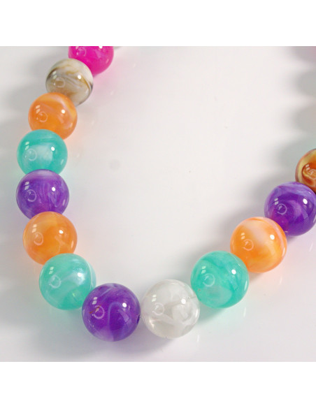 Naszyjnik KORALE KOLOROWE Lolita Akcesoria