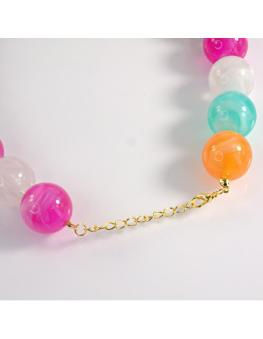 Naszyjnik KORALE KOLOROWE Lolita Akcesoria