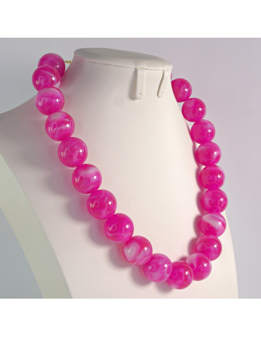 Naszyjnik KORALE FUKSJA Lolita Akcesoria