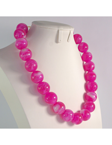 Naszyjnik KORALE FUKSJA Lolita Akcesoria