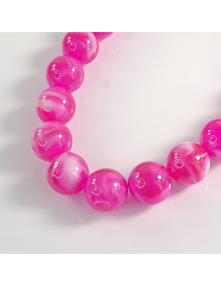 Naszyjnik KORALE FUKSJA Lolita Akcesoria