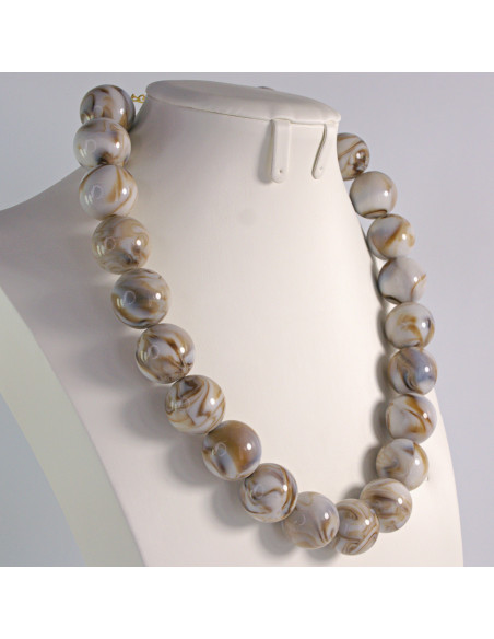 Naszyjnik KORALE ODCIENIE BEŻU Lolita Akcesoria