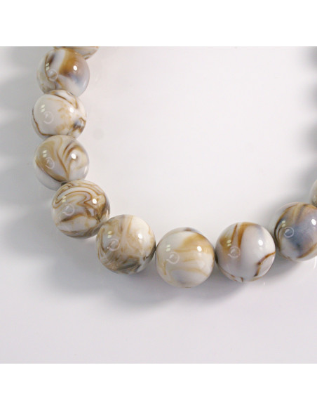 Naszyjnik KORALE ODCIENIE BEŻU Lolita Akcesoria