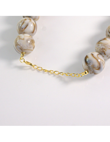 Naszyjnik KORALE ODCIENIE BEŻU Lolita Akcesoria