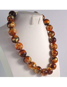 Naszyjnik KORALE ODCIENIE BRĄZU Lolita Akcesoria 2