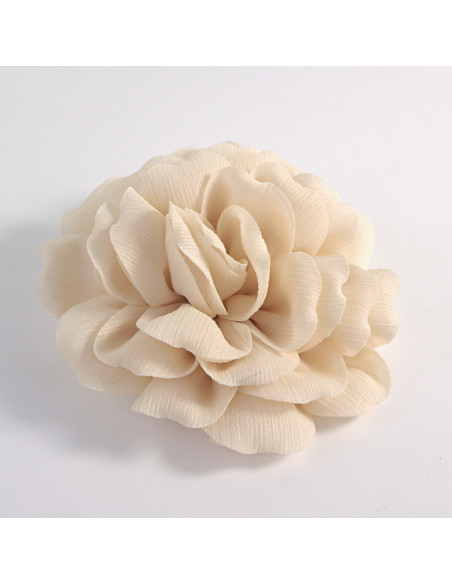 KWIAT Z MATERIAŁU RÓŻA BROSZKA PRZYPINKA LOLITA AKCESORIA 12 CM