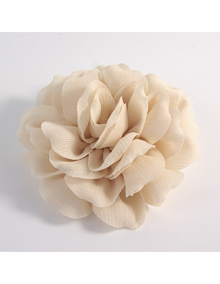 KWIAT Z MATERIAŁU RÓŻA BROSZKA PRZYPINKA LOLITA AKCESORIA 12 CM