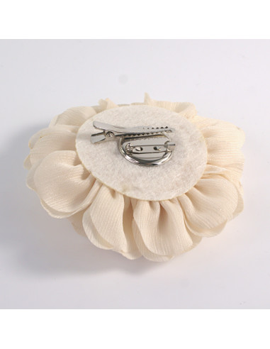 KWIAT Z MATERIAŁU RÓŻA BROSZKA PRZYPINKA LOLITA...