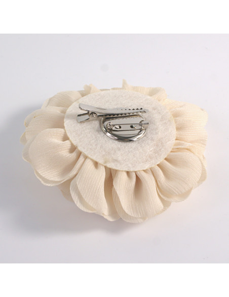 KWIAT Z MATERIAŁU RÓŻA BROSZKA PRZYPINKA LOLITA AKCESORIA 12 CM