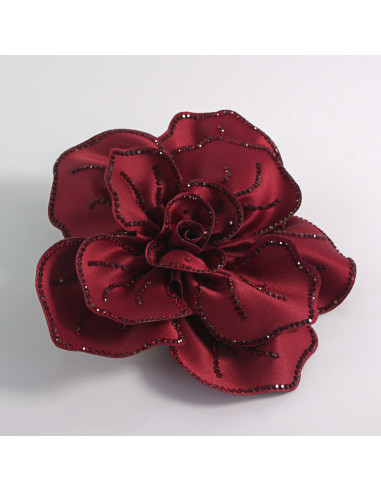 KWIAT Z MATERIAŁU BROSZKA PRZYPINKA LOLITA...