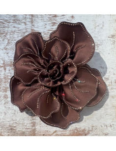 KWIAT Z MATERIAŁU BROSZKA PRZYPINKA LOLITA AKCESORIA 15...