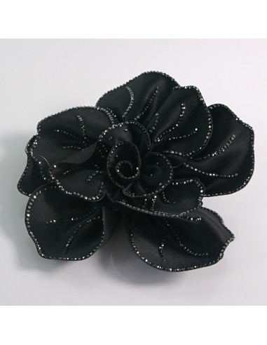 KWIAT Z MATERIAŁU RÓŻA BROSZKA PRZYPINKA LOLITA...