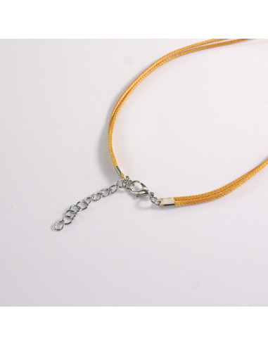 Naszyjnik żółte kamienie w stylu BOHO Lolita...