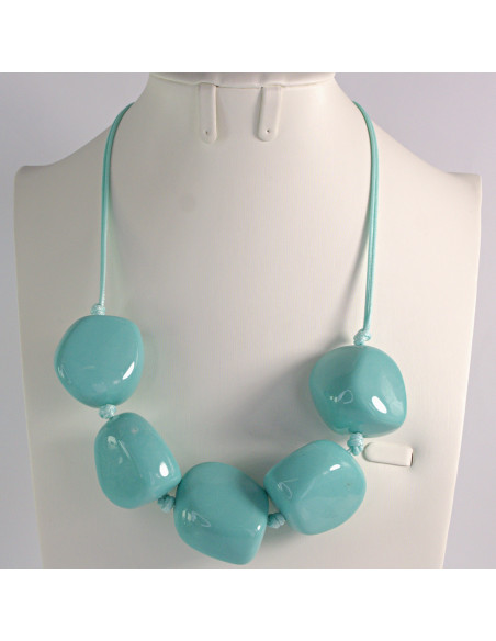 Naszyjnik morskie kamienie w stylu BOHO Lolita Akcesoria