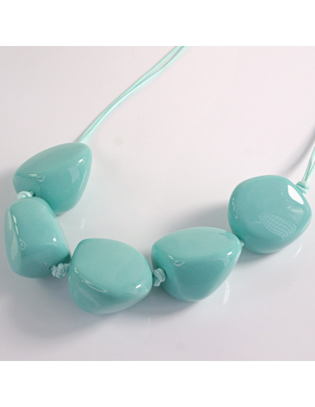 Naszyjnik morskie kamienie w stylu BOHO Lolita Akcesoria